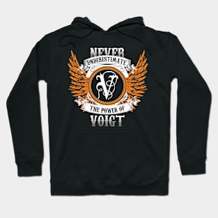 Voigt Name Shirt Never Underestimate The Power Of Voigt Hoodie